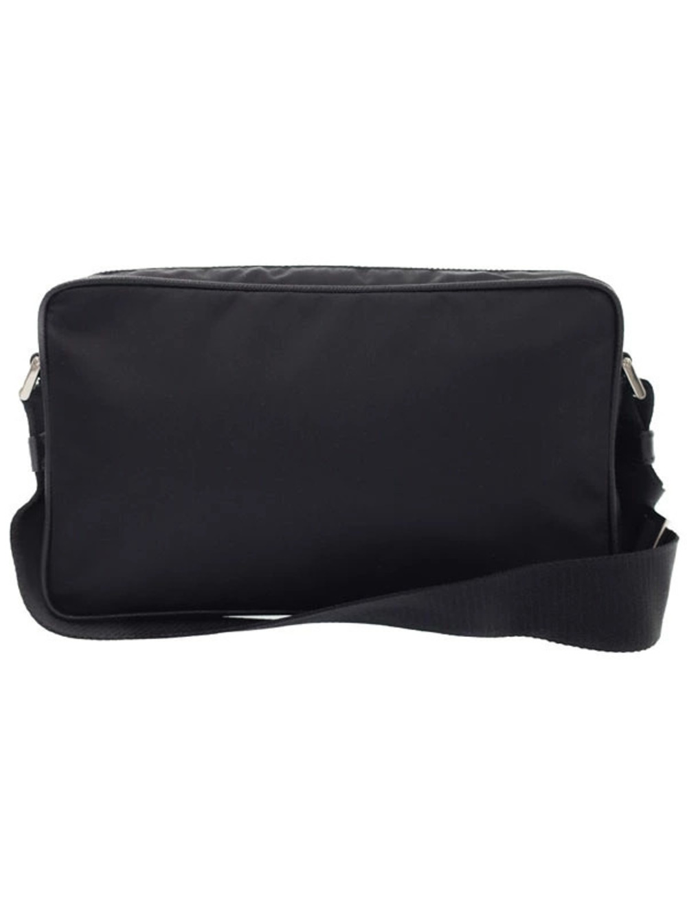 Prada Saffiano shoulder bag black leather